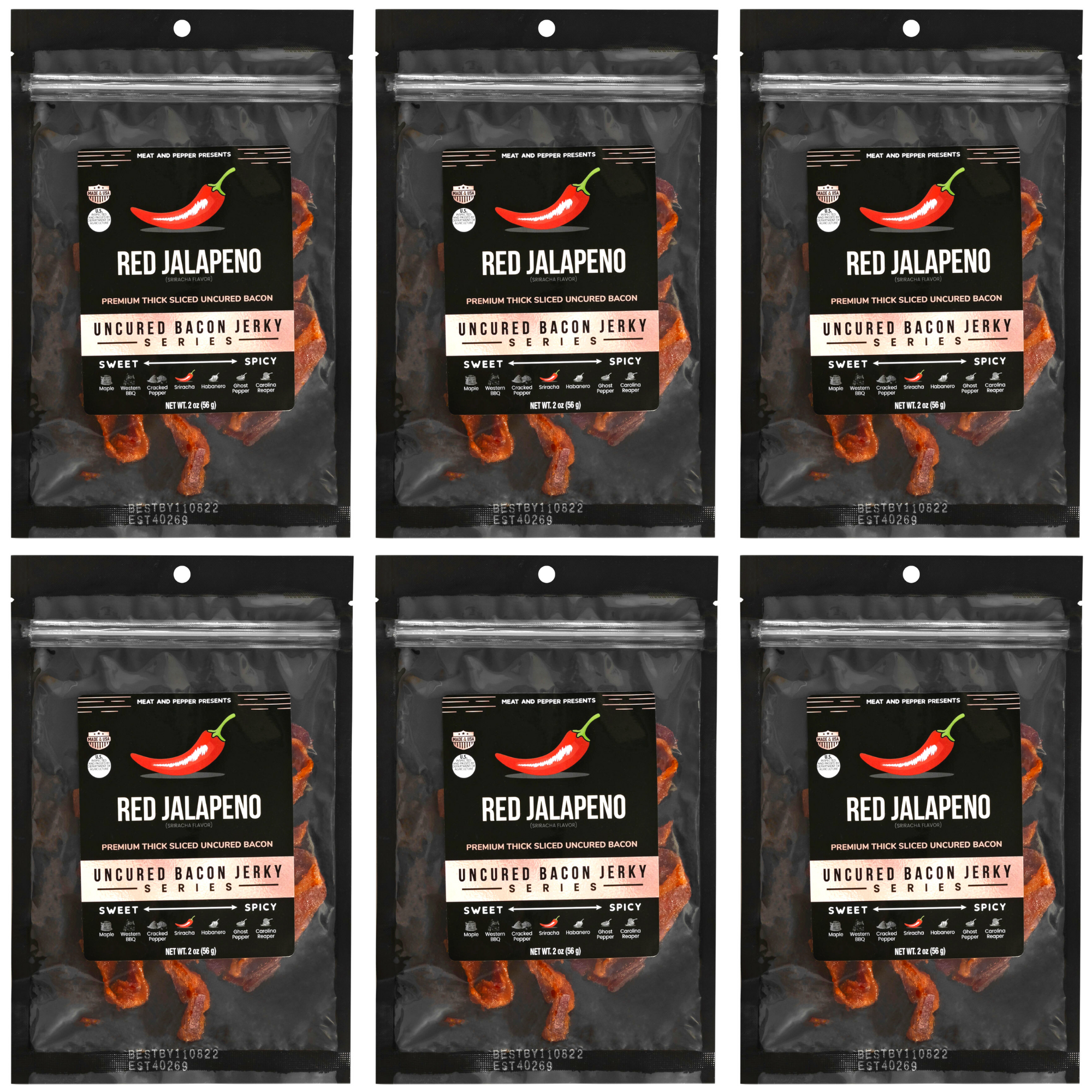 Sriracha Bacon Jerky