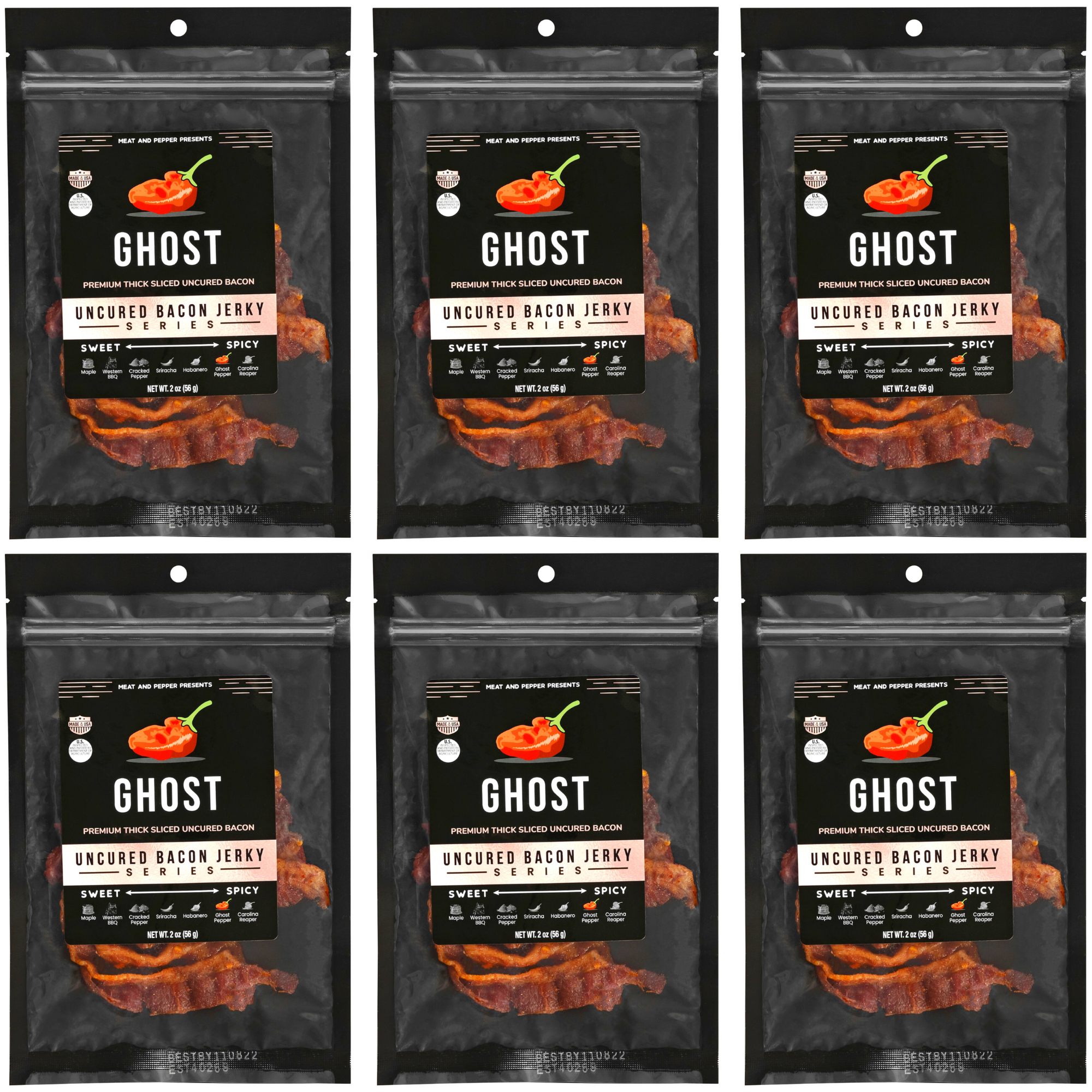 Ghost Pepper Bacon Jerky