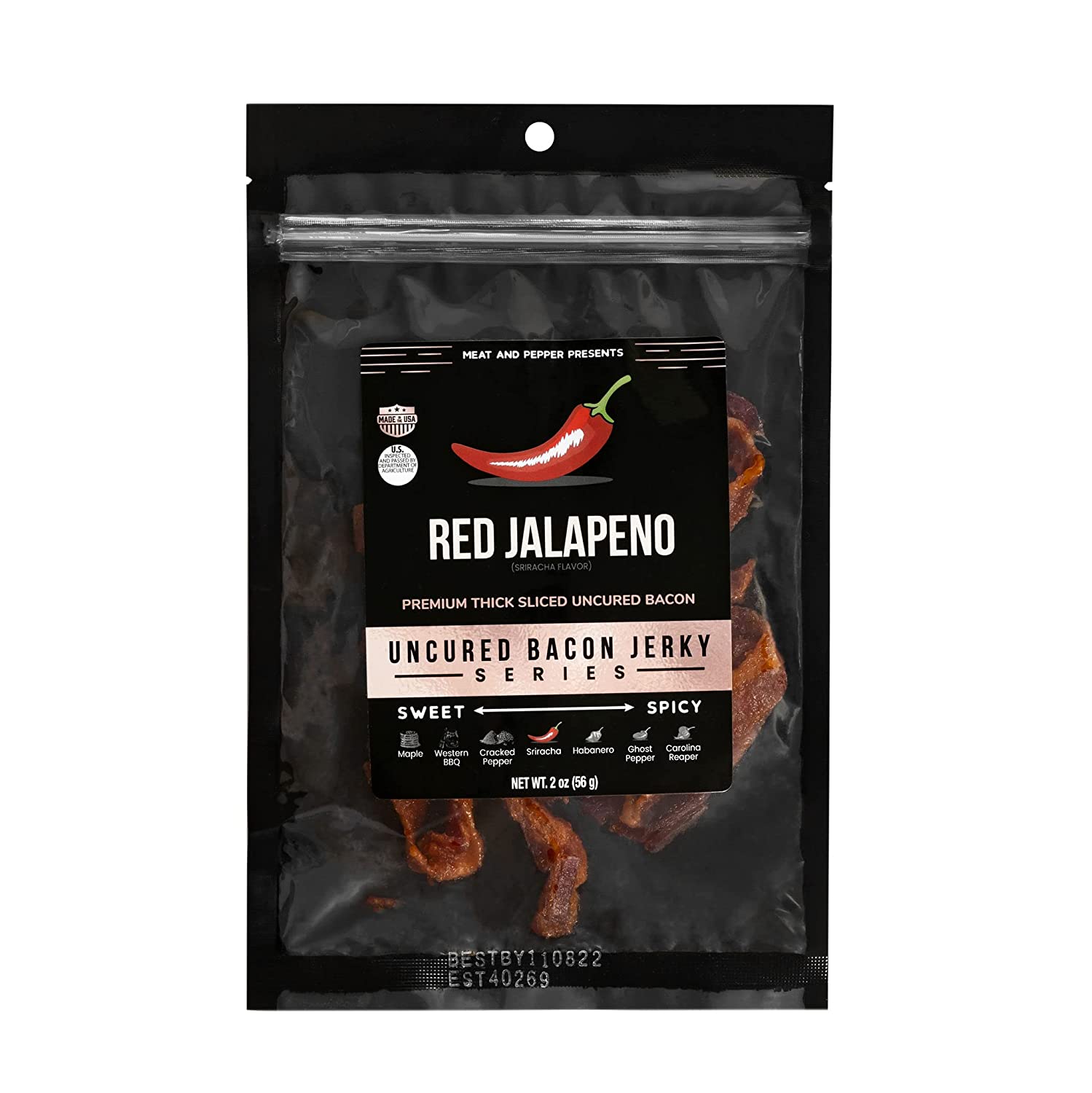 Sriracha Bacon Jerky